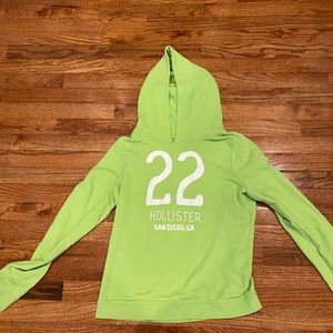 Lime Green Hollister Hoodie